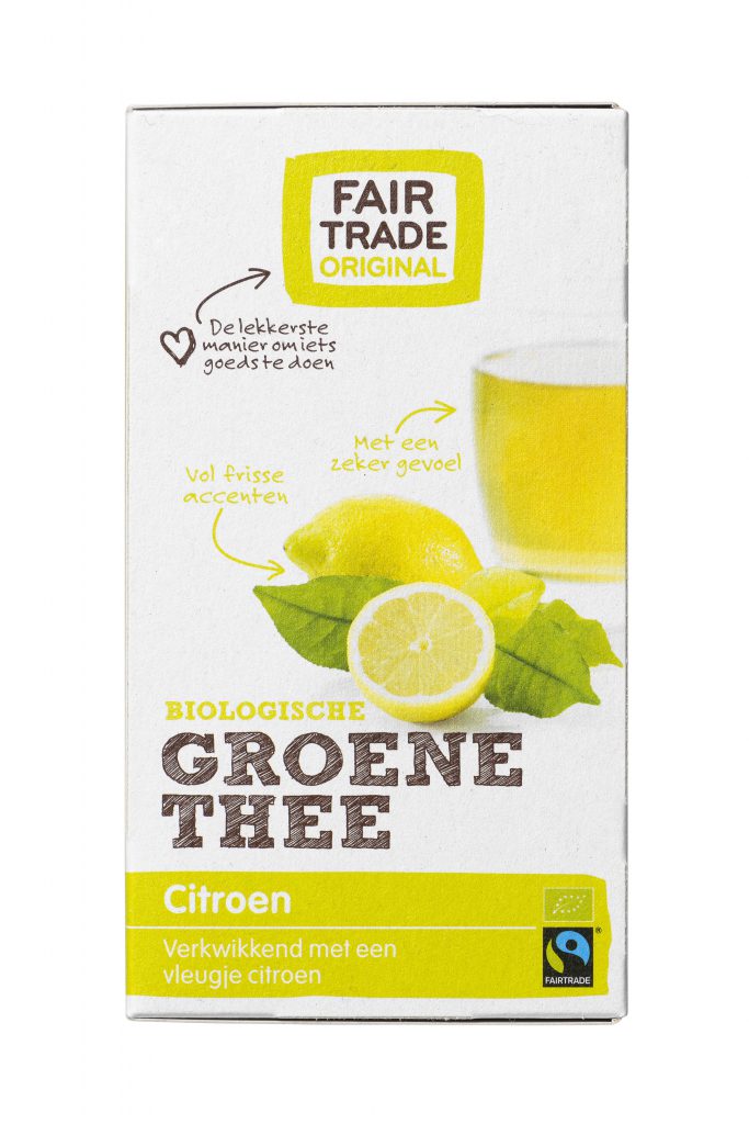 Groene thee citroen-Fair Trade Original-voor-staand